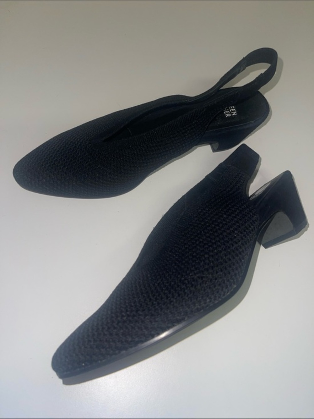 Eileen Fisher Vasa Block Heel Knit Slingback Pump size 10